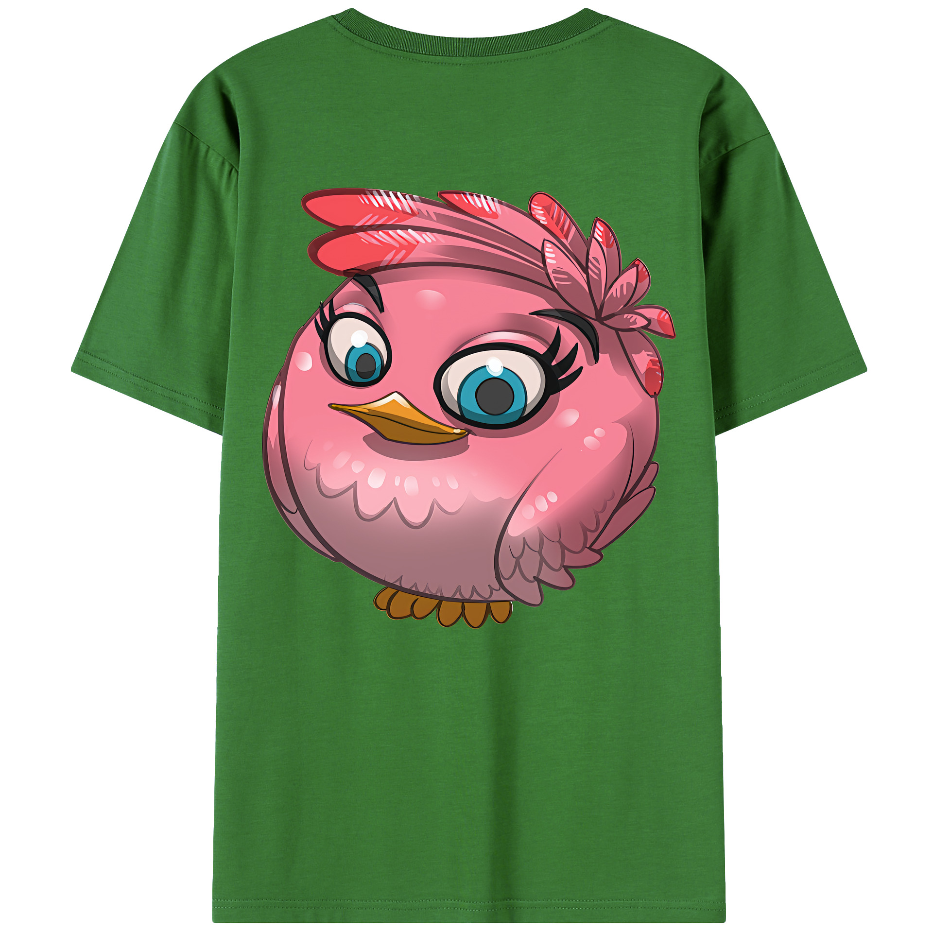 （画像用） Angry Birds アングリーバード レディース半袖Tシャツ(バックプリント)